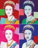Queen Elizabeth II, from Reigning Queens 1985 by Andy Warhol, 1985, complete set of colour screenprints on Lenox Museum Board (4), offered Sep 2021