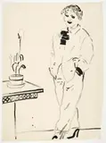 David Hockney, Celia Amused 1979, 1979, lithograph