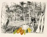 Brett Whiteley, The Garden in Sanur, Bali 1980, 1980, screenprint with offset lithograph