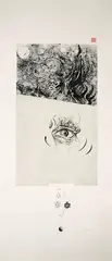 Brett Whiteley, Vincent (An Essay in Opposites) 1982, 1982, etching, screenprint and collage