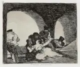 Francisco De Goya, Amarga Presencia (Bitter to be Present, pl.13 from Los Desastres de la Guerra) 1808-12, 1808-12, etching, engraving, lavis, drypoint and burnisher