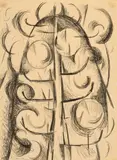 Colin McCahon, Kauri Tree 1954
