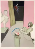 Oedipus and the Sphinx after Ingres 1984 by Francis Bacon, 1984, lithograph, sold Sep 2021