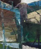 Euan MacLeod, Flipper 1999, 1999, oil on canvas