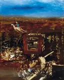 Kelly 1964 by Sidney Nolan, 1964, oil on hardboard, offered Jun 2021