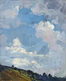 Arthur Streeton, Afternoon Sky at Olinda c1934