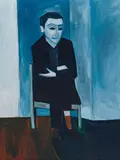 Robert Dickerson, The Interview, synthetic polymer paint on canvas