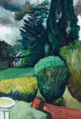 Rick Amor, Hedges at Baxter 1984, 1984, oil on canvas