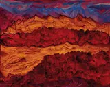 Angelina George, Mountains 2007, 2007, synthetic polymer paint on linen