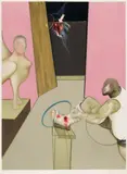Oedipus and the Sphinx after Ingres 1984 by Francis Bacon, 1984, lithograph, sold Jun 2021