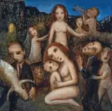 Garry Shead, Madonna and Child 2020