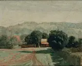 Lloyd Rees, Mount Coot-Tha 1922, 1922, oil on canvas on board