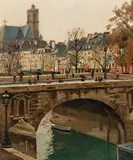 Will Ashton, Pont Neuf, oil on canvas