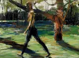 Euan MacLeod, Large Figure in Early Light 1991, 1991, oil on canvas
