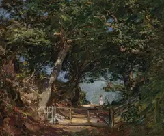 Arthur Streeton, The Oak Lane 1909, 1909, oil on canvas