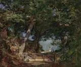 The Oak Lane 1909 by Arthur Streeton, 1909, oil on canvas, sold Mar 2021