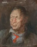 William Dobell, Study for Portrait of Professor L. F. Giblin 1945