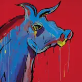 Adam Cullen, Untitled (Feral Pig) 2011, 2011, synthetic polymer paint on linen