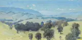 Tom Roberts, Dandenongs Landscape c1925, c1925, oil on panel