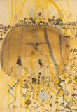 John Olsen, Sunlight and Avocets on the Lake 1977, 1977, watercolour on paper