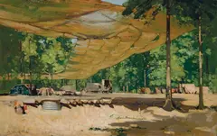 Arthur Streeton, The Ballarat Dump, St Gratien 1918, 1918, oil on canvas