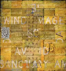 Imants Tillers, Sanctuary I 2003, 2003, synthetic polymer paint and gouache on canvas board (54)