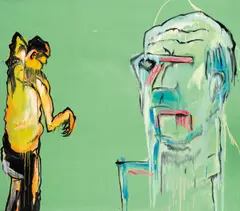 Why We Are 2003 by Adam Cullen, 2003, synthetic polymer paint on canvas, sold Nov 2020