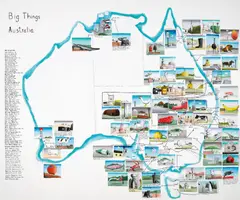 Noel McKenna, Big Things Australia 2004, 2004, enamel and synthetic polymer paint on canvas