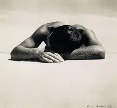 The Sunbaker 1937 by Max Dupain, 1937, silver gelatin photograph, sold Nov 2020