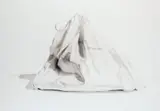 Michael Zavros, Balenciaga 2009, 2009, charcoal on paper