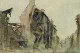 Arthur Streeton, Ruins, Peronne 1918