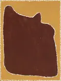 Rover Thomas, Texas, natural earth pigments and synthetic binder on canvas