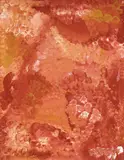 Wild Potato 1995 by Emily Kame Kngwarreye, 1995, synthetic polymer paint on canvas, sold Nov 2020