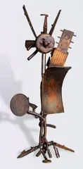 No. 239 1968 by Robert Klippel, 1968, unique bronze cast, assembled sections welded with bronze, sold Nov 2020