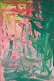 Yam Dreaming 1995 by Emily Kame Kngwarreye, 1995, synthetic polymer paint on canvas, sold Nov 2020