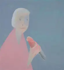 Sam Fullbrook, Girl and Galah c1985, c1985, oil on canvas