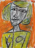 Tony Tuckson, Untitled (Portrait of a Seated Woman) c1955