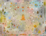 Tim Johnson, Shakyamuni 2003, 2003, synthetic polymer paint on linen