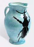 Noel McKenna, Beetle Jug 2000, 2000, painted and glazed ceramic jug