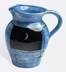 Noel McKenna, Sleeping Man 2000, 2000, painted and glazed ceramic jug