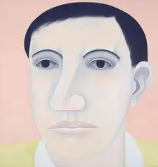Euan Heng, Face 2000, 2000, oil on linen