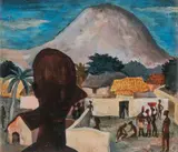Donald Friend, Native Village c1950