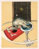 Francis Bacon, Figure at a Washbasin (from Requiem pour la Fin des Temps) 1977-78, 1977-78, etching and aquatint on Arches paper