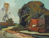 Sydney Long, Old Cottage, Westerham 1923
