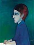Robert Dickerson, The School Boy c1970, c1970, oil on canvas on board