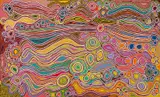 Judy Watson Napangardi, My Dreaming 2007, 2007, synthetic polymer paint on canvas