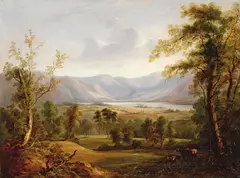 View over the Derwent by John Glover, oil on canvas, sold Feb 2020