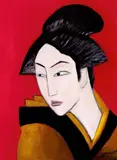 Robert Dickerson, Tokyo Geisha, synthetic polymer paint on canvas