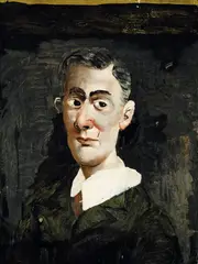 Head 2000 by McLean Edwards, 2000, oil on canvas, sold Feb 2020
