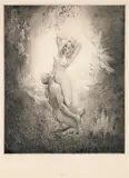 Virtue 1921 by Norman Lindsay, 1921, etching, offered Feb 2020